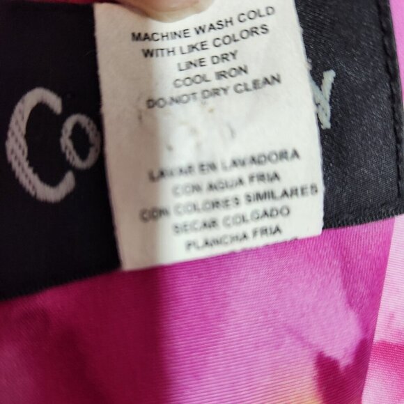 Courtenay vintage sleeveless floral print multicolored top 12P - Picture 5 of 6